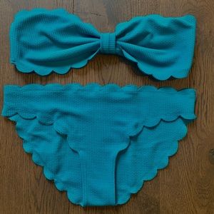 FAUX Marysia Scallop Swimsuit by Old Navy